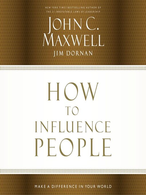 Cover image for How to Influence People
